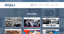 Desktop Screenshot of dhali.com